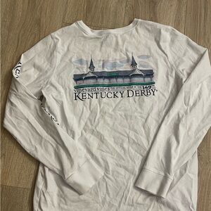 Vineyard Vines Kentucky Derby Long Sleeve Shirt Small
